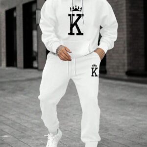 Men-K-printed-Drawstring-hoodie-And-sweatpant-Casual-outfit.