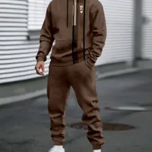 Mens-Colorblock-Sports-Casual-Sports-Hoodie-Set-530.